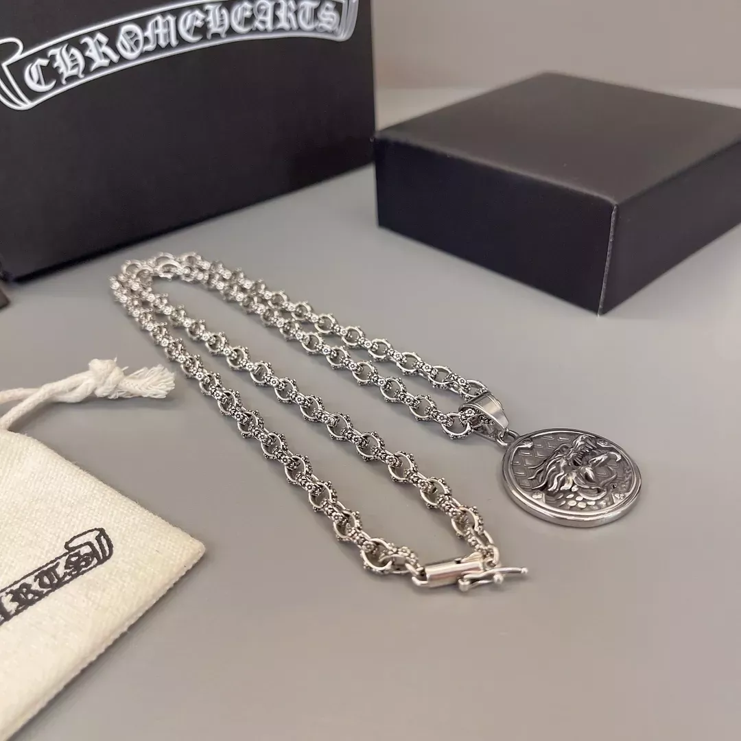 크롬하츠 빈티지 체인 펜던트 목걸이 상세 이미지 4