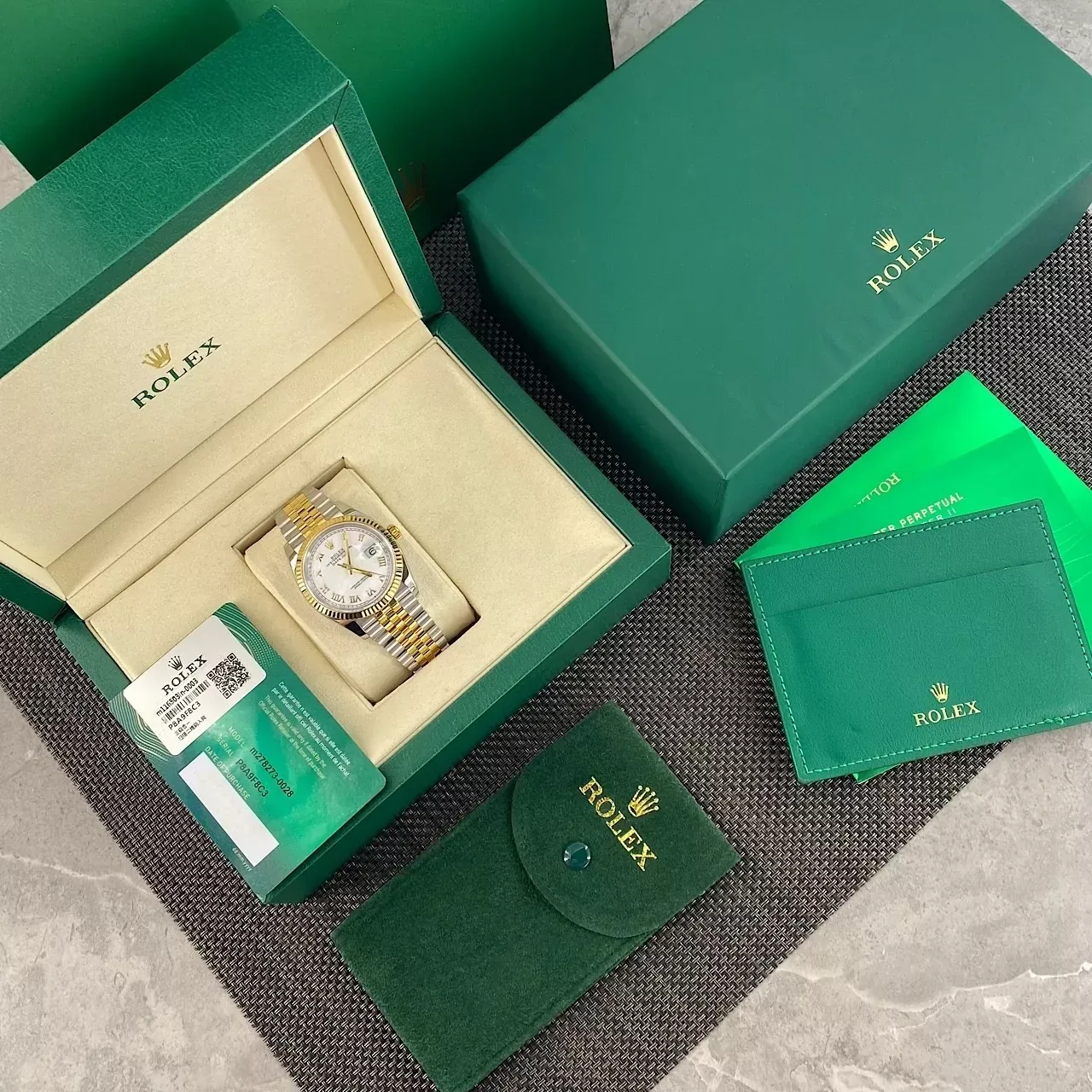 롤렉스 로마 다이얼 36mm 남성용 메탈 시계 상세 이미지 2