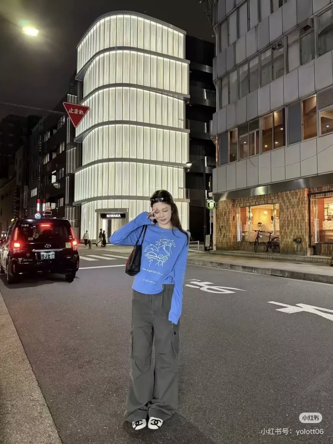 어반소피스티케이션 라글란 스틱맨 프린트 여성용 긴소매 티셔츠 상세 이미지 55