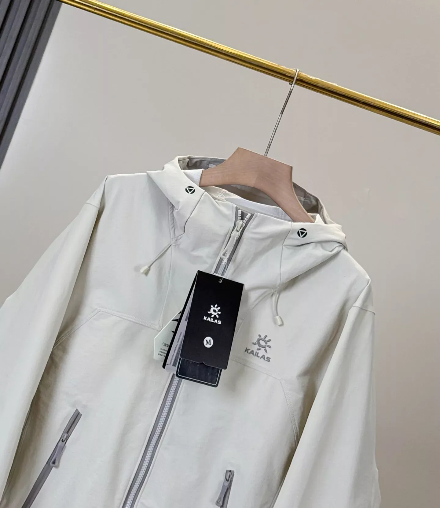 카일라스 압접 방수 후드 남녀공용 후드 재킷 상세 이미지 7