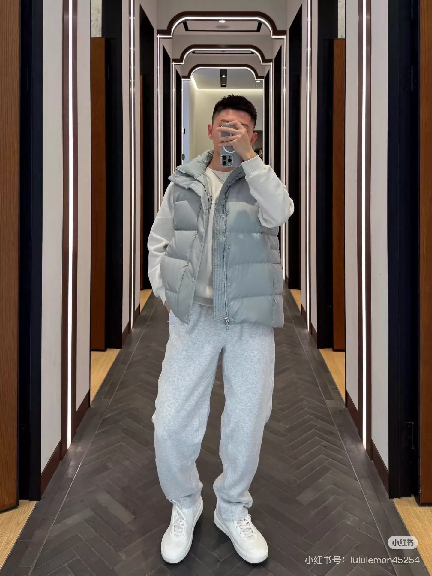 룰루레몬 코튼 혼방 일자핏 남녀공용 트레이닝 팬츠 상세 이미지 27