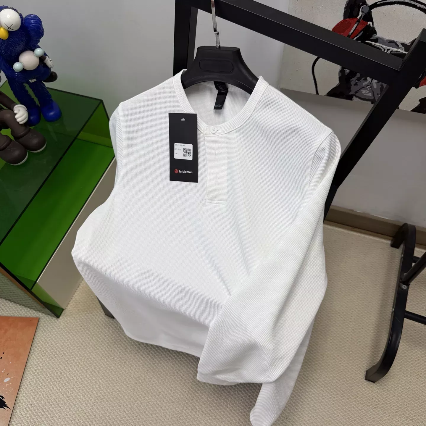 룰루레몬 코튼 블렌드 와플 긴소매 티셔츠 상세 이미지 5