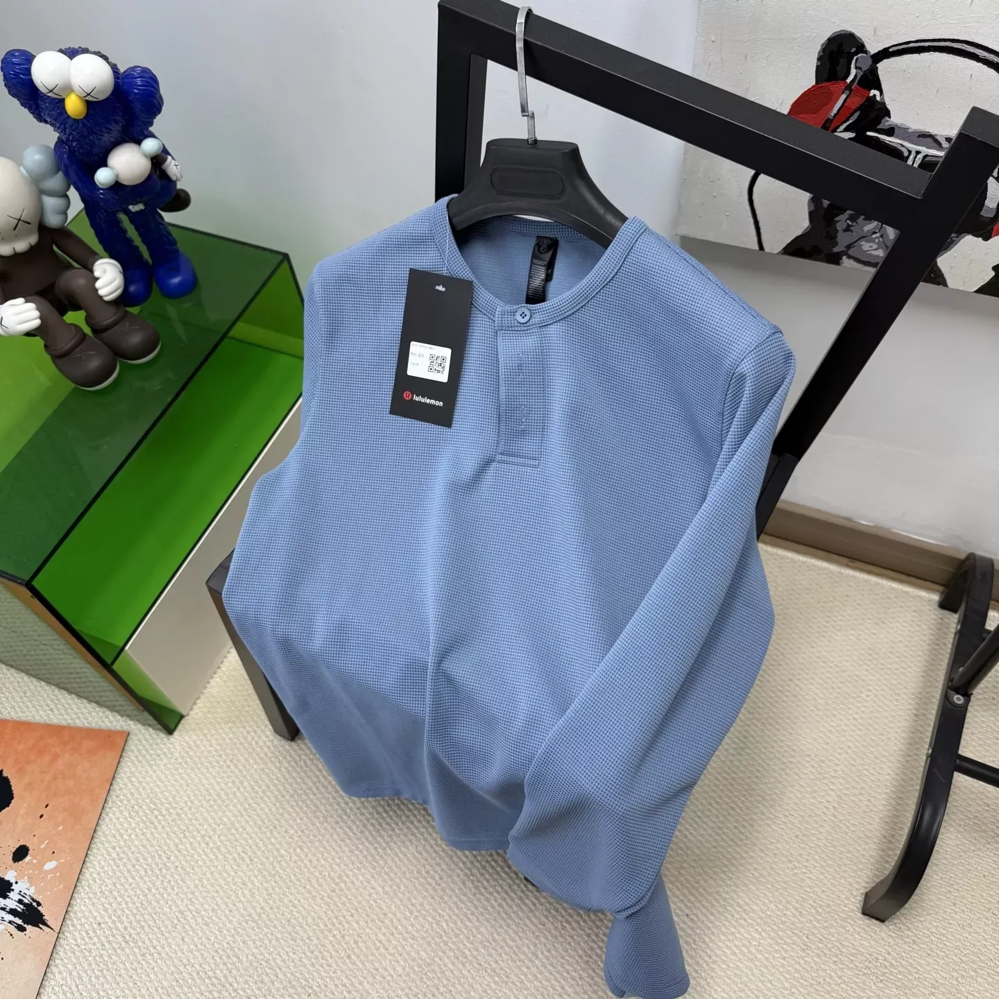 룰루레몬 코튼 블렌드 와플 긴소매 티셔츠 상세 이미지 6