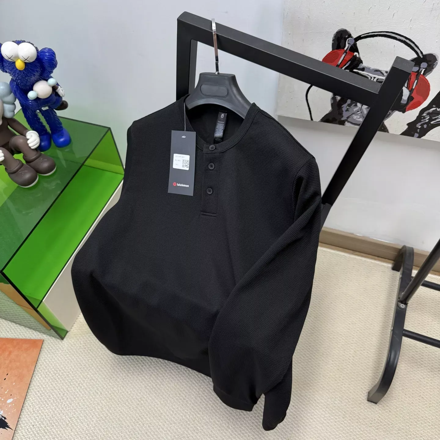 룰루레몬 코튼 블렌드 와플 긴소매 티셔츠 상세 이미지 7