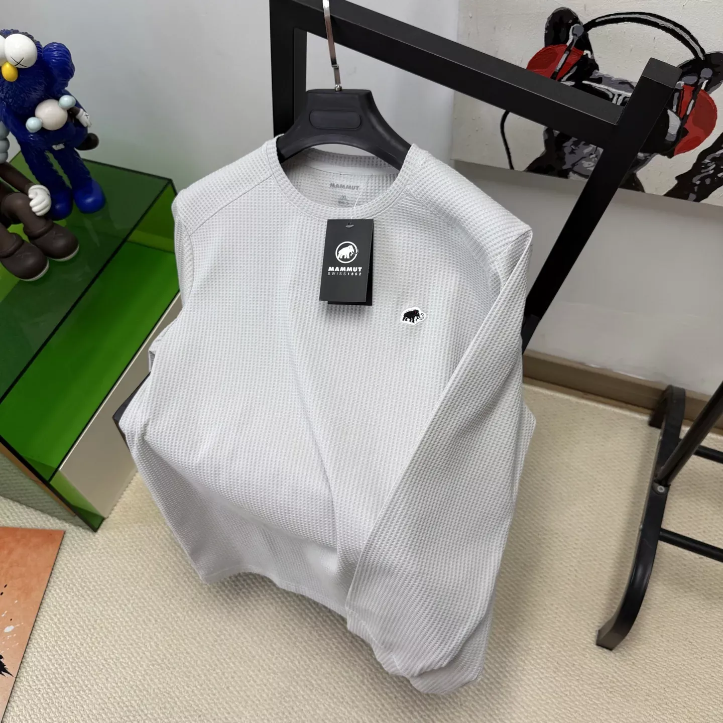 마무트 화플 조직 래글런 남녀공용 긴소매 티셔츠 상세 이미지 7