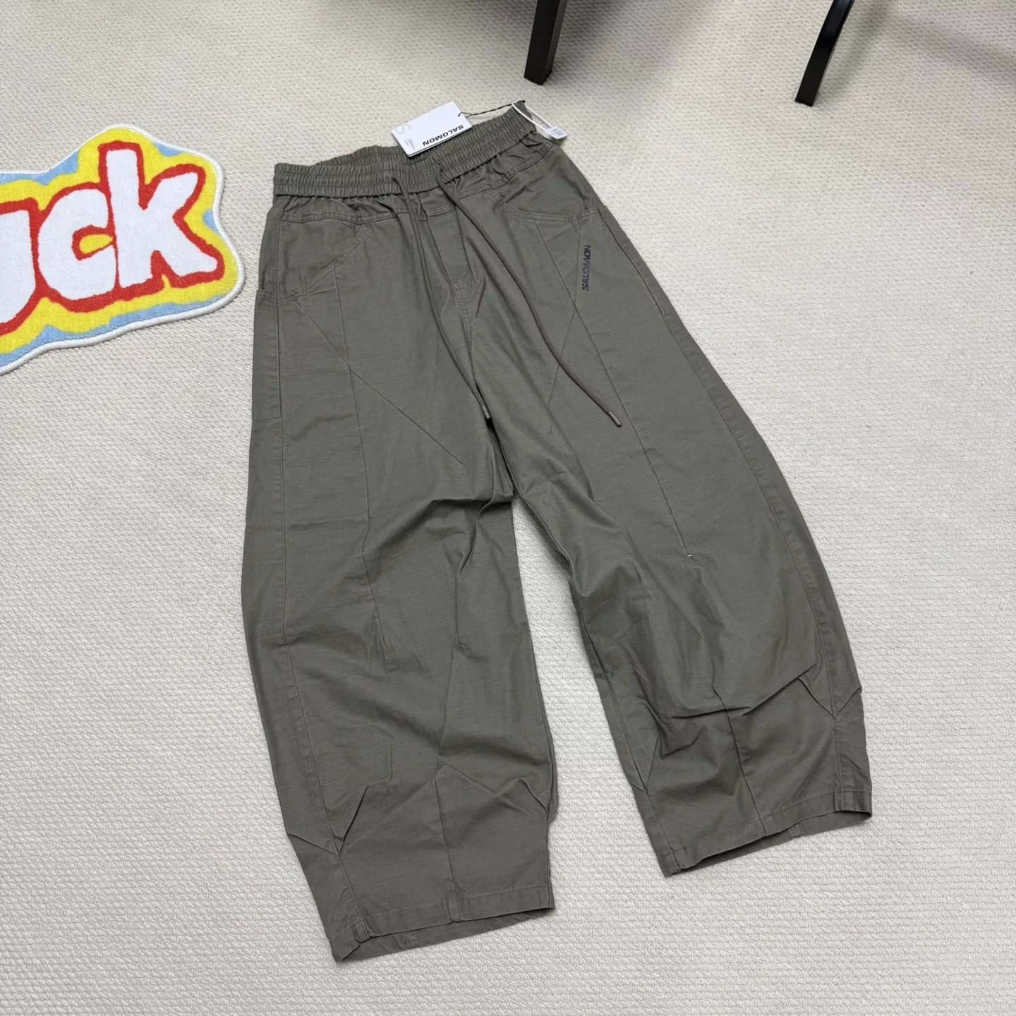 살로몬 와이드 카고 남녀공용 캐쥬얼 팬츠 상세 이미지 9