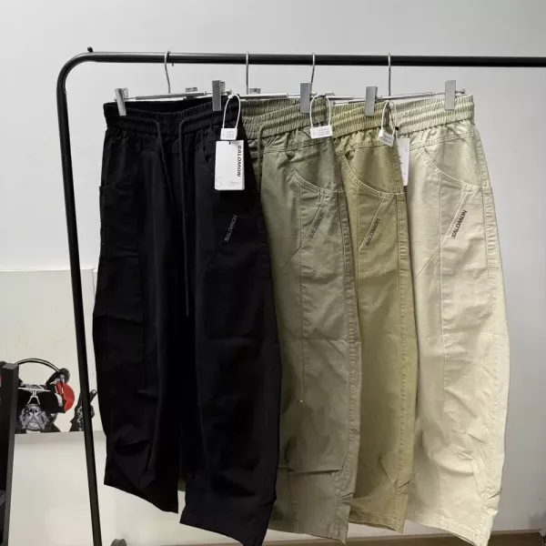 살로몬 와이드 카고 남녀공용 캐쥬얼 팬츠