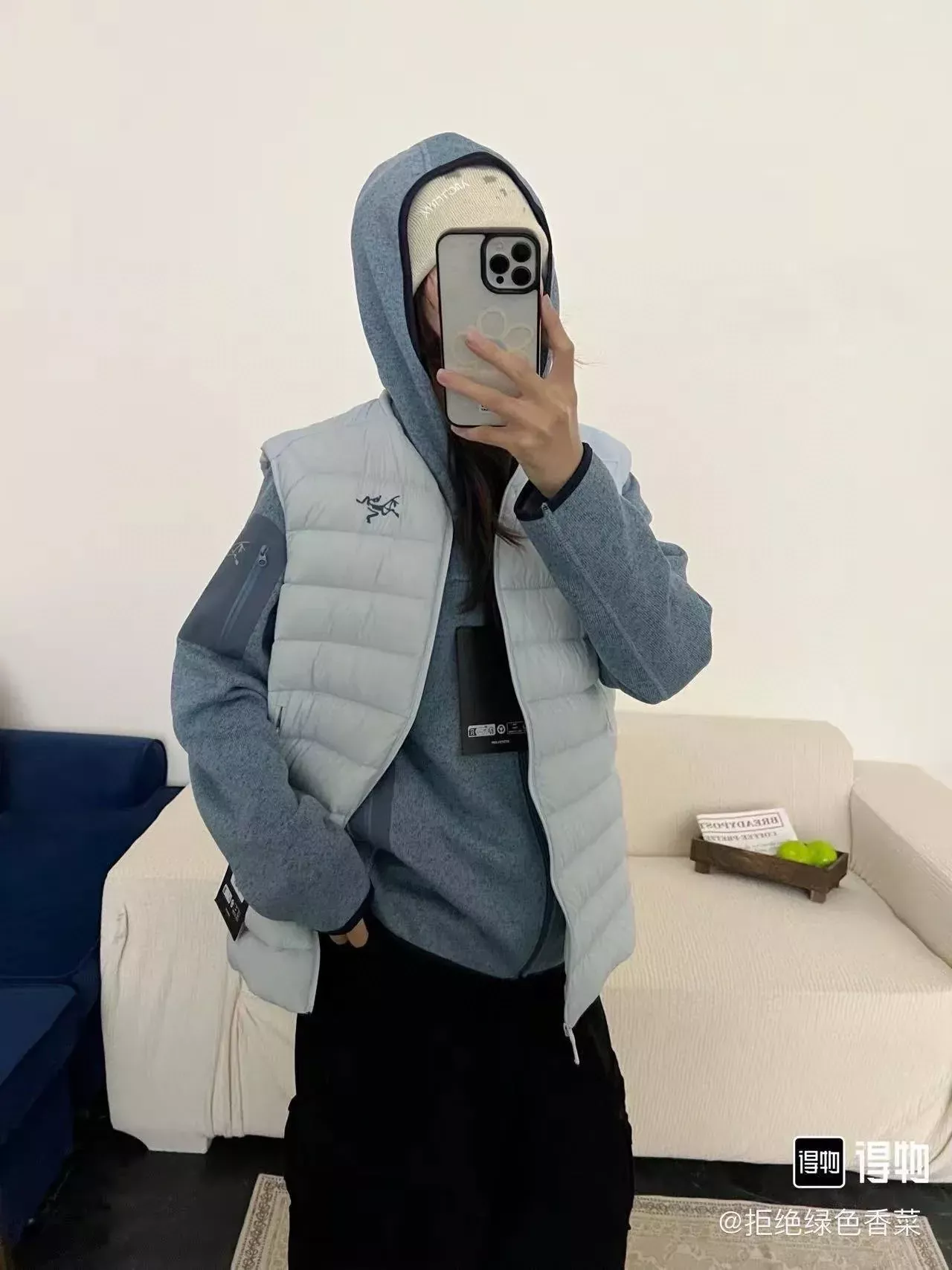 아크테릭스 경량 나일론 지퍼 패딩 조끼 상세 이미지 25
