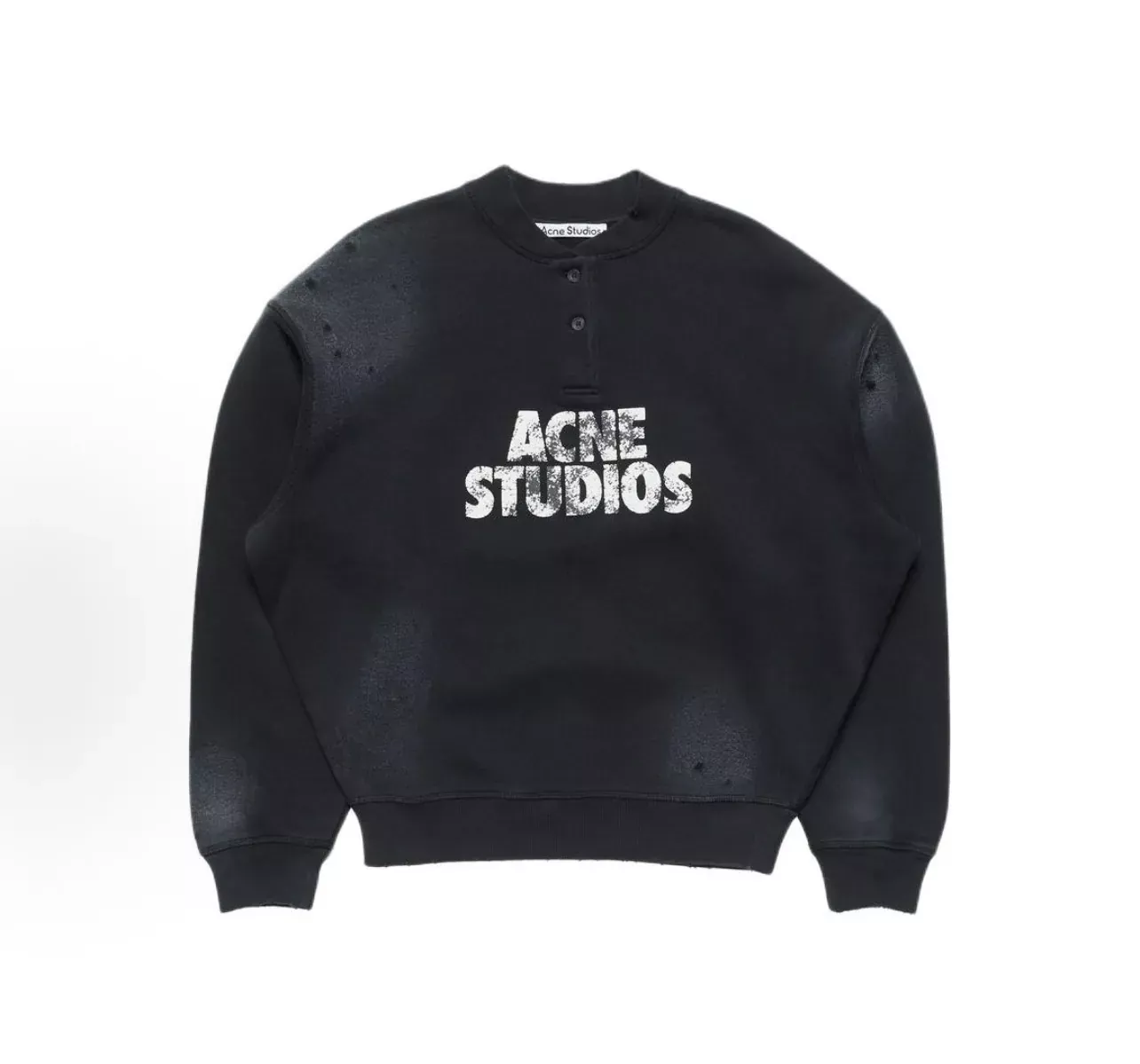 아크네스튜디오 발포 프린트 헨리넥 남녀공용 맨투맨 티셔츠 상세 이미지 26