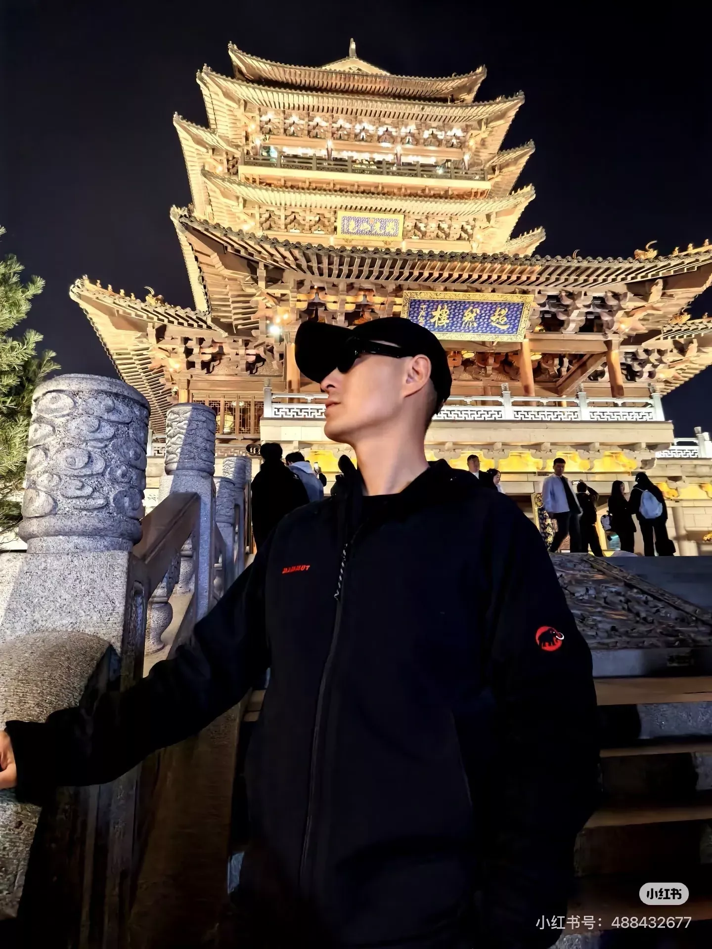 마무트 자수 로고 방풍 후드 남녀공용 후드 재킷 상세 이미지 27
