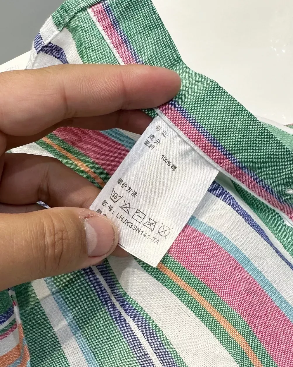 코오롱스포츠 스트라이프 옥스포드 남녀공용 긴소매 셔츠 상세 이미지 16
