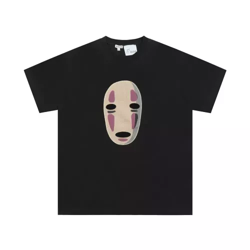 로에베 자수 코튼 오버핏 남녀공용 반소매 티셔츠