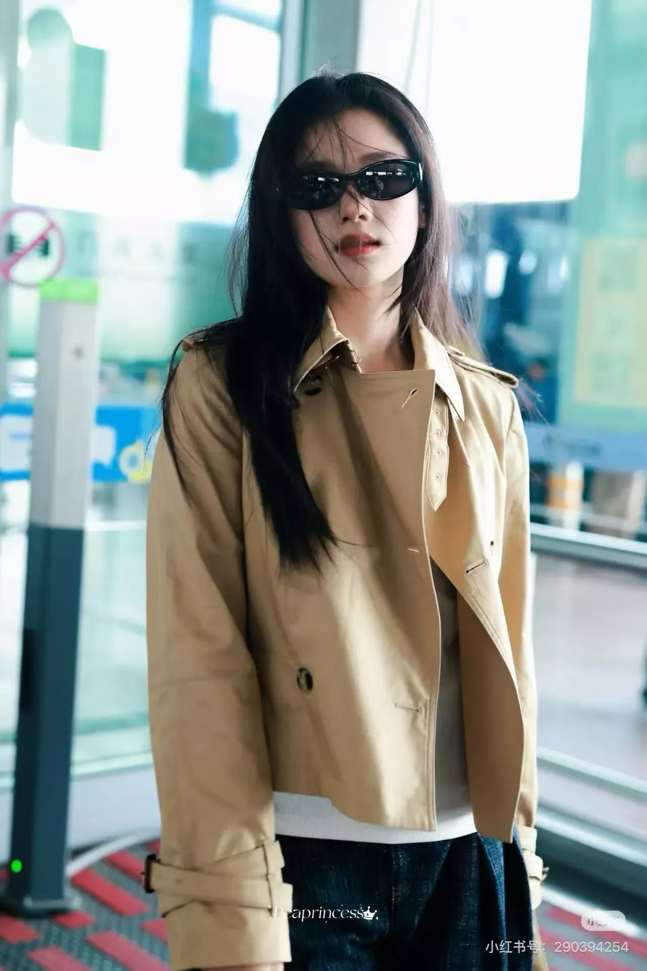 버버리 더블브레스트 벨트 여성용 쇼트 코트 상세 이미지 30