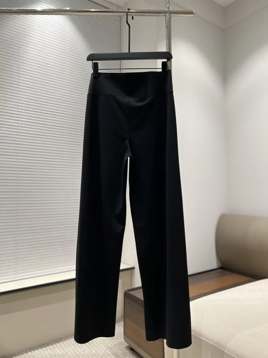 더로우 하이웨이스트 와이드 여성용 캐쥬얼 팬츠 상세 이미지 13