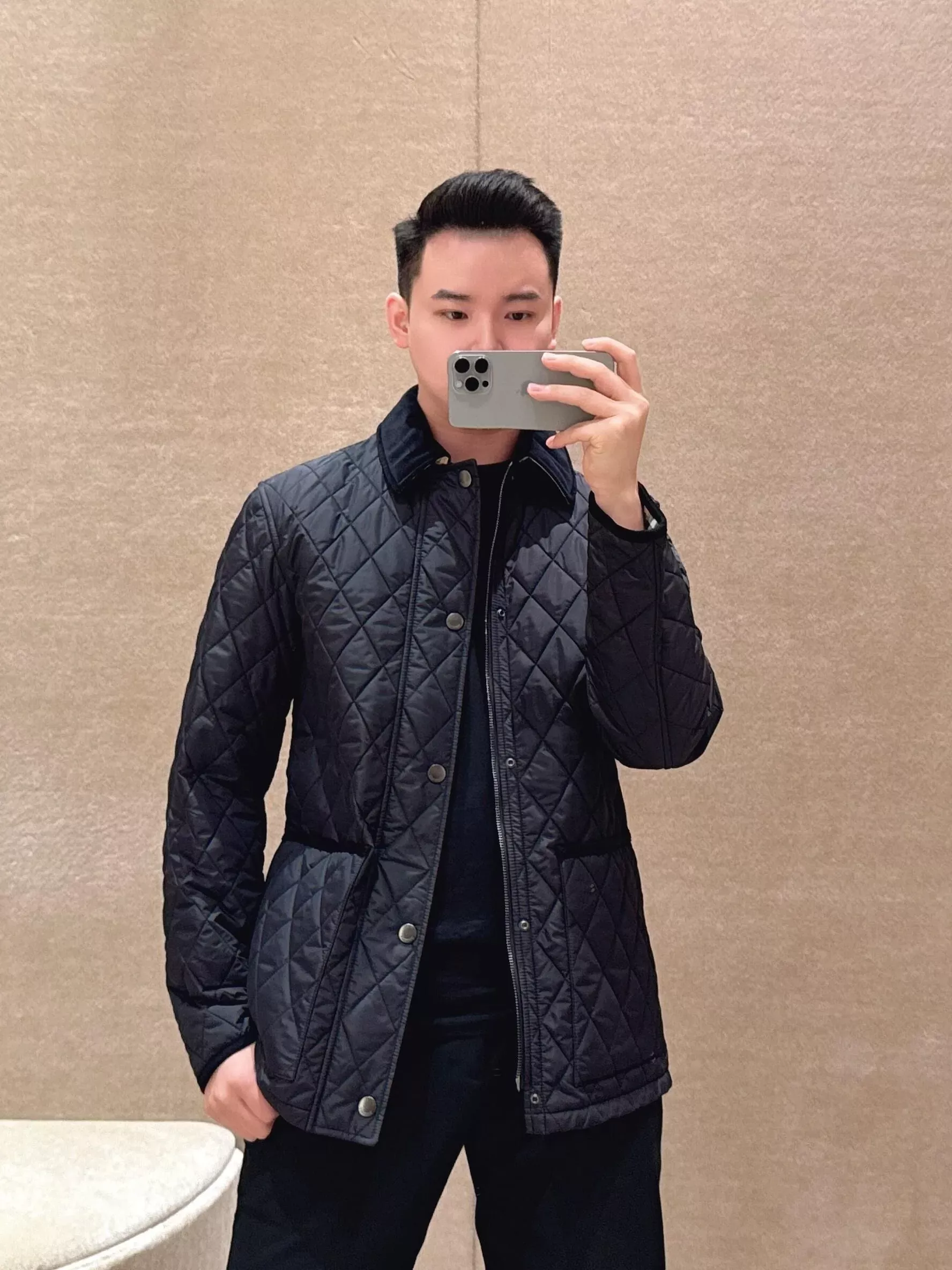 버버리 퀼팅 나일론 남녀공용 버튼 재킷 상세 이미지 35