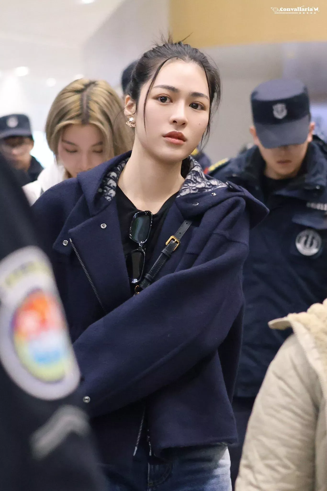디올 지퍼 후드 숏기장 여성용 쇼트 코트 상세 이미지 17