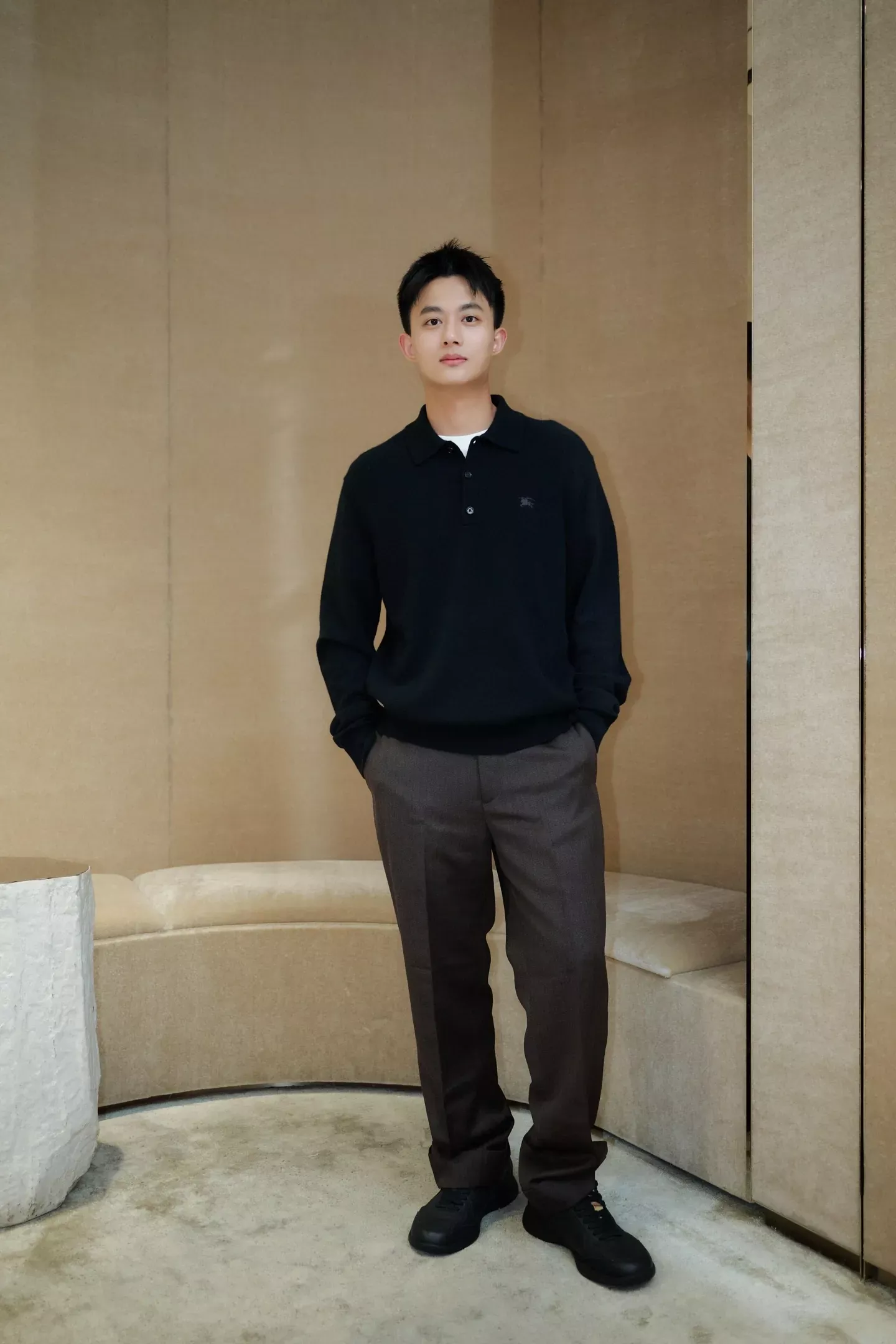 버버리 캐시미어 혼방 카라 남녀공용 긴소매 니트 상세 이미지 42