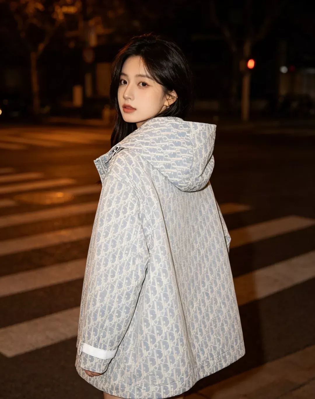 디올 벌집 로고 패턴 우븐 남녀공용 후드 재킷 상세 이미지 16