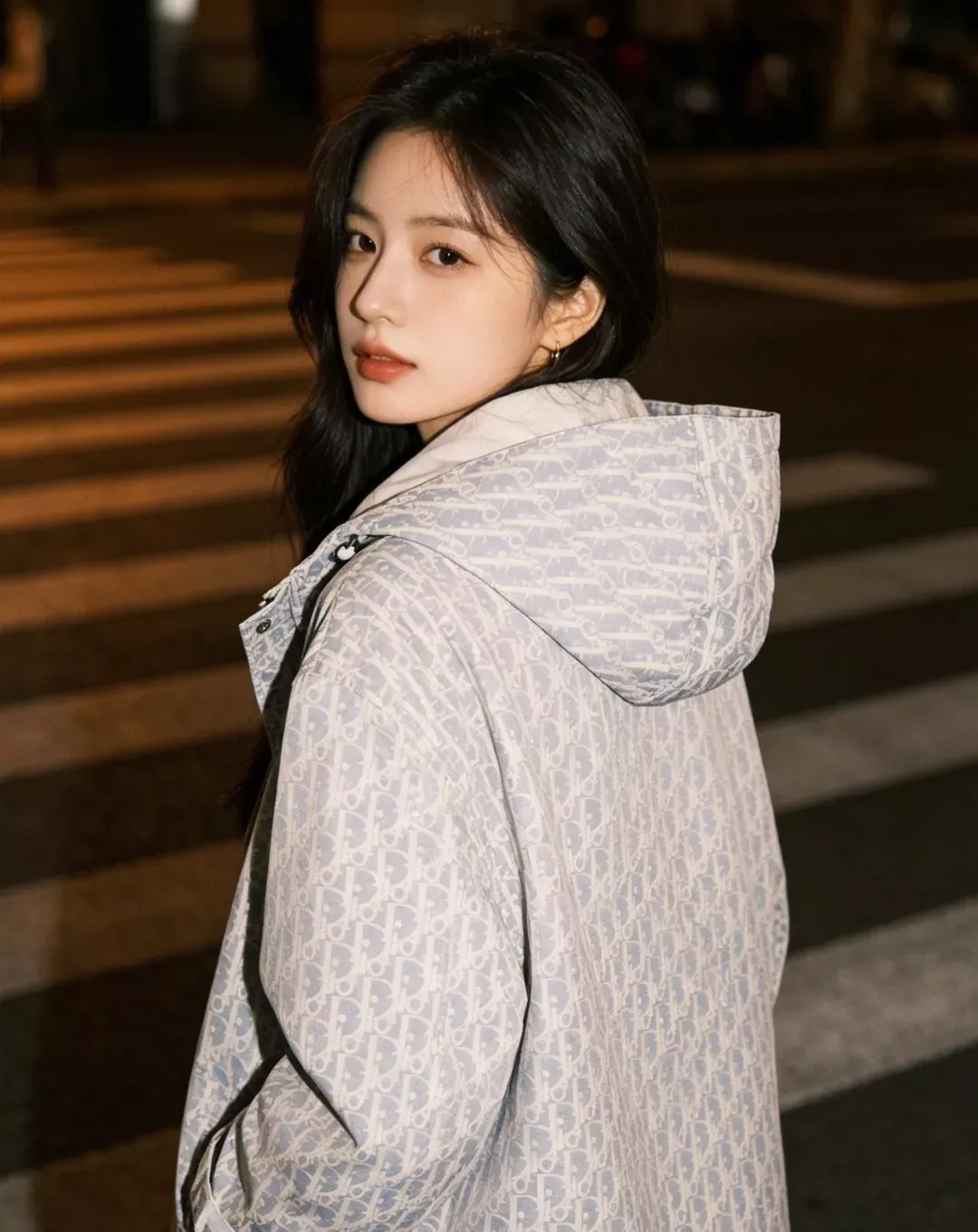 디올 벌집 로고 패턴 우븐 남녀공용 후드 재킷 상세 이미지 18