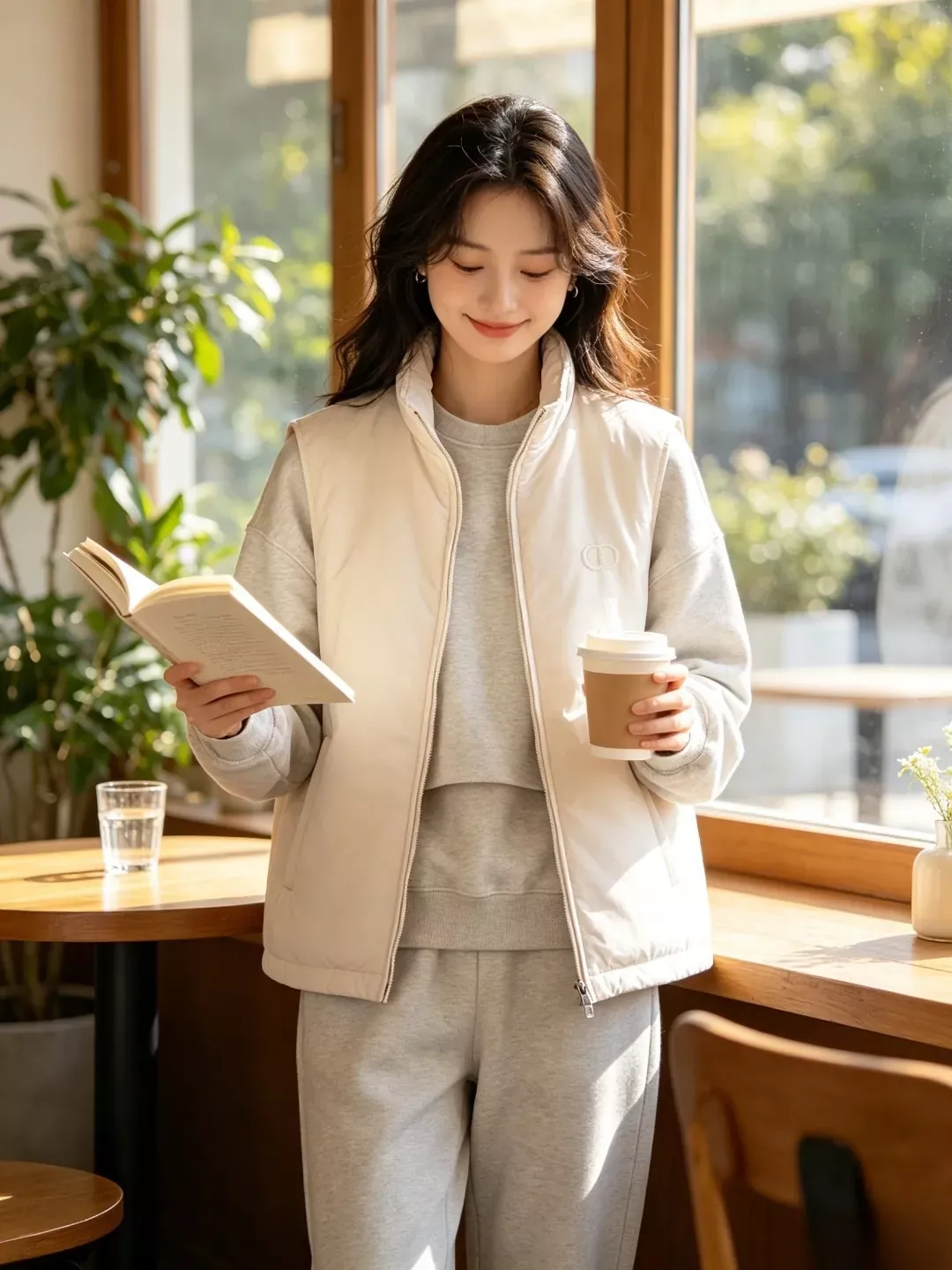디올 CD 자수 스탠드넥 남녀공용 집업 조끼 상세 이미지 19