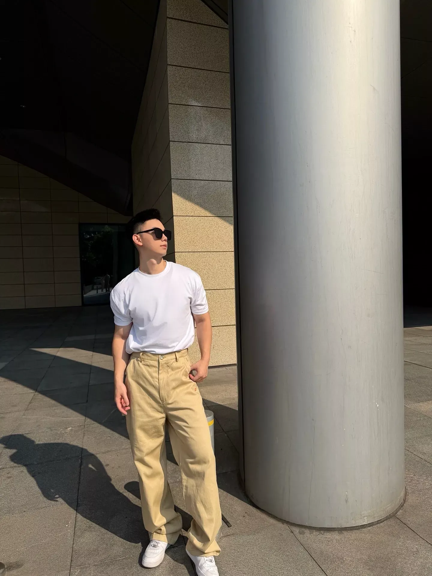 로에베 로고 자수 가죽 패치 캐쥬얼 팬츠 상세 이미지 23