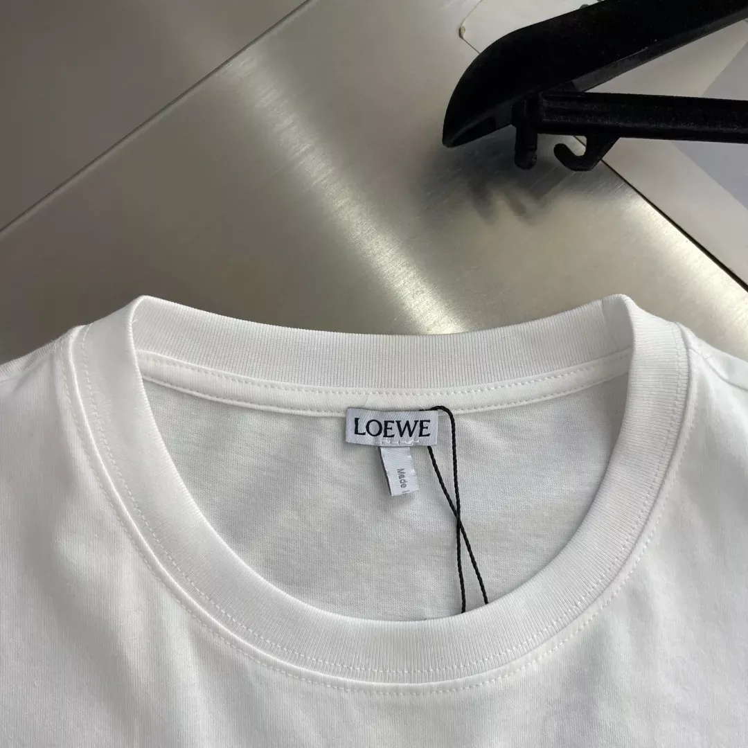 로에베 포켓 자수 루즈핏 남녀공용 반소매 티셔츠 상세 이미지 20