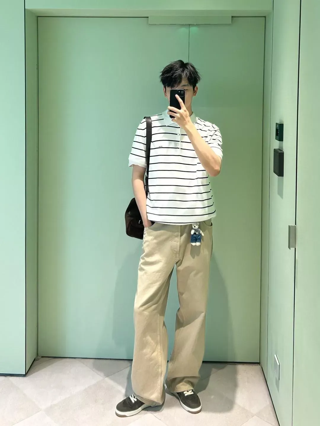 프라다 스톤 워싱 스트레이트 남녀공용 데님 팬츠 상세 이미지 12