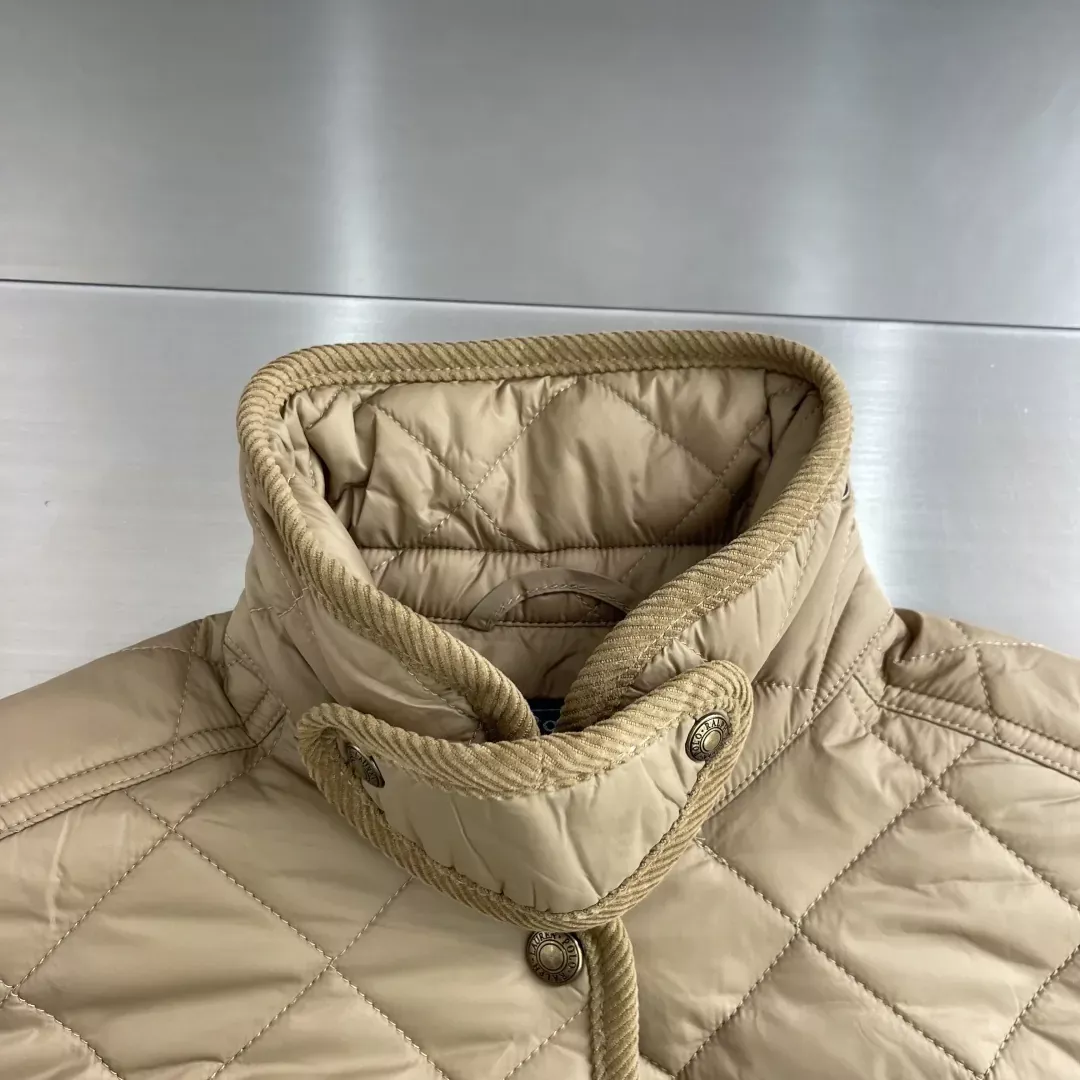 랄프로렌 코듀로이 트리밍 퀼팅 남녀공용 쇼트 패딩 상세 이미지 12