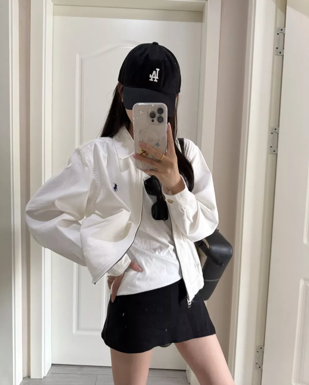 랄프로렌 자수 포니 투웨이 남녀공용 집업 재킷 상세 이미지 13