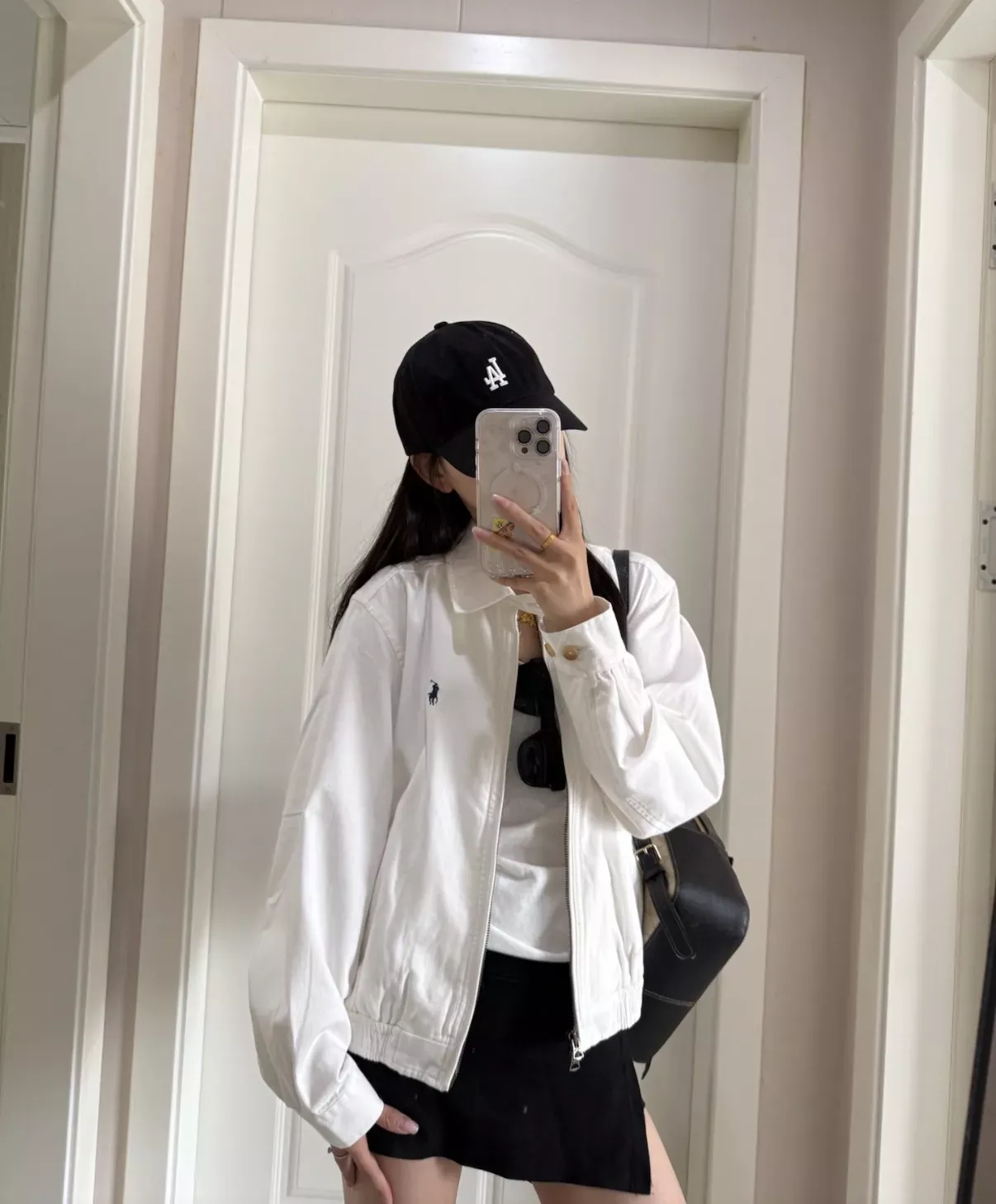 랄프로렌 자수 포니 투웨이 남녀공용 집업 재킷 상세 이미지 14