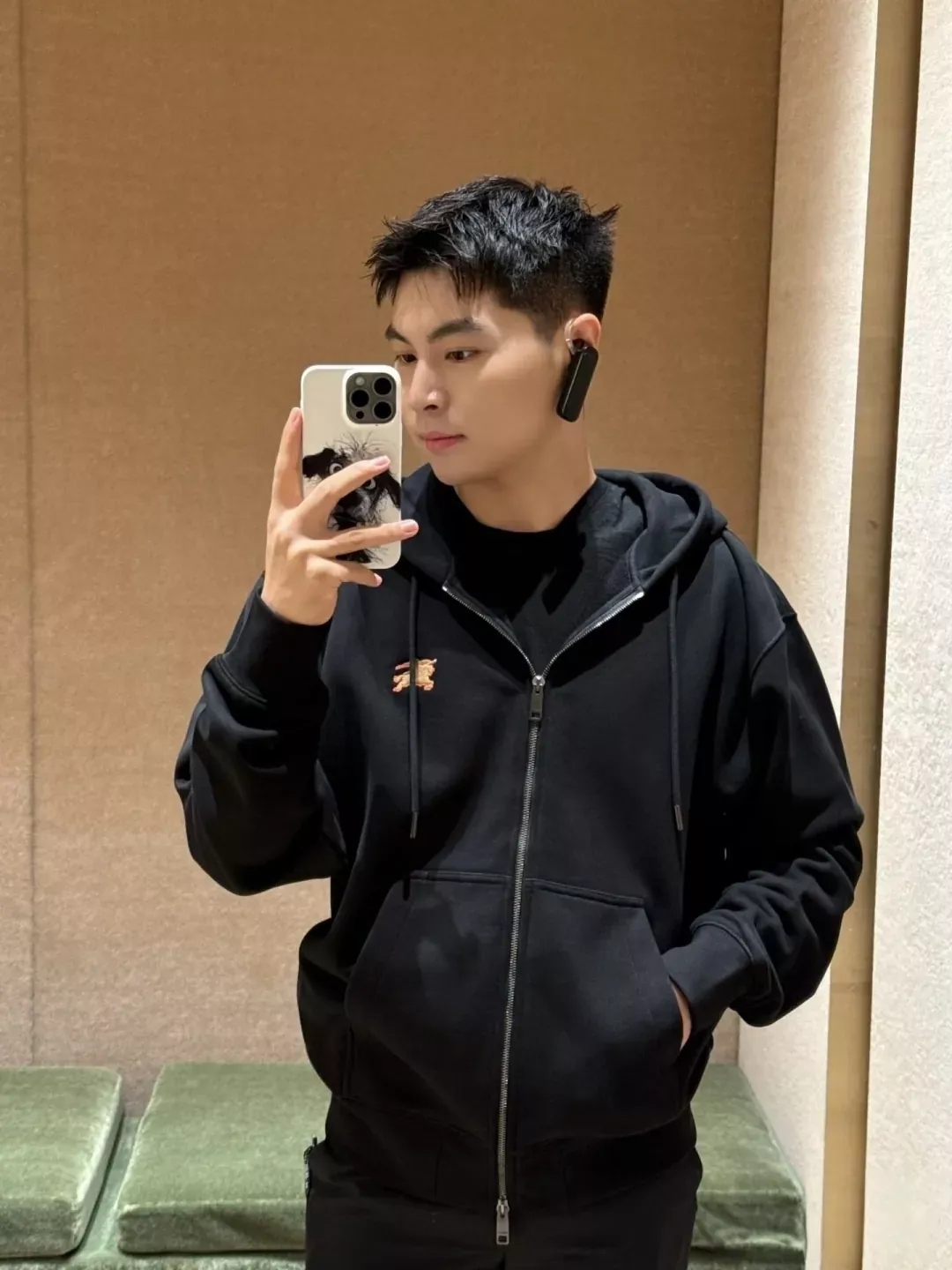 버버리 전마 자수 집업 남녀공용 후드 재킷 상세 이미지 27