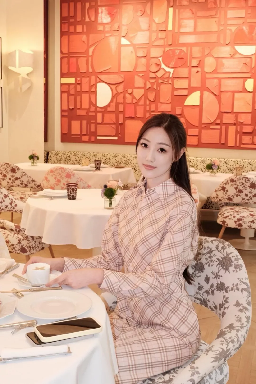 버버리 체크 코튼 셔츠형 여성용 원피스 상세 이미지 19