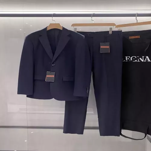제냐 메리노 울 비즈니스 남녀공용 정장 세트