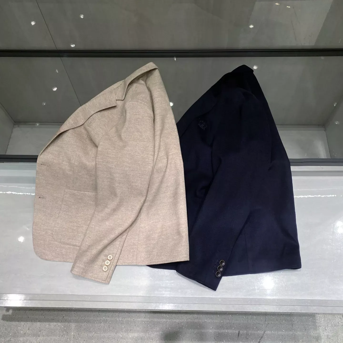 브루넬로쿠치넬리 울 혼방 다운 남녀공용 정장 재킷 상세 이미지 18
