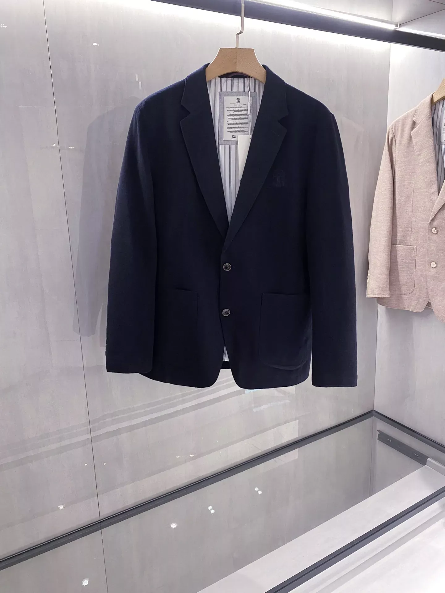 브루넬로쿠치넬리 울 혼방 다운 남녀공용 정장 재킷 상세 이미지 19