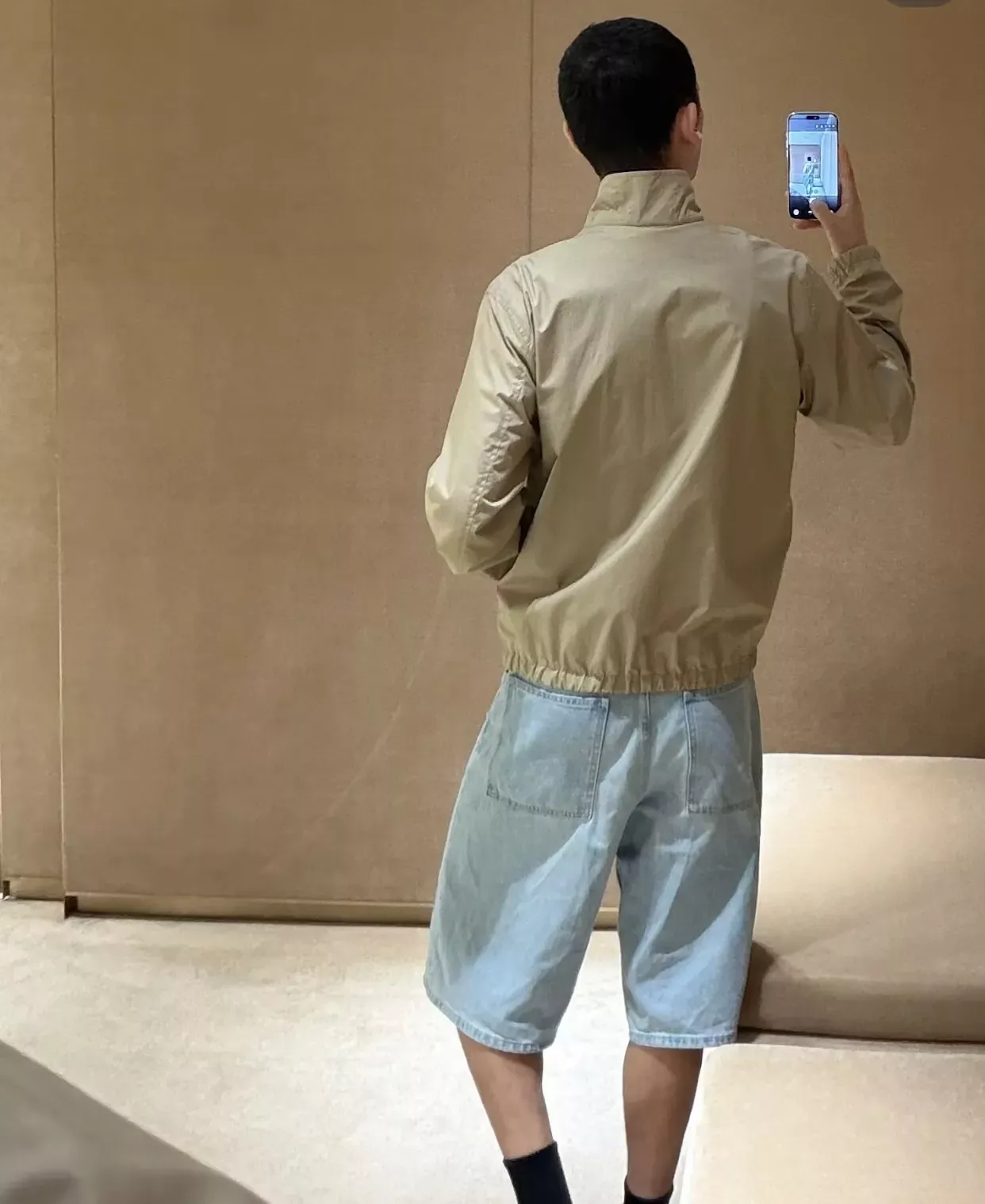 버버리 양면 방풍 스탠드칼라 남녀공용 집업 재킷 상세 이미지 93