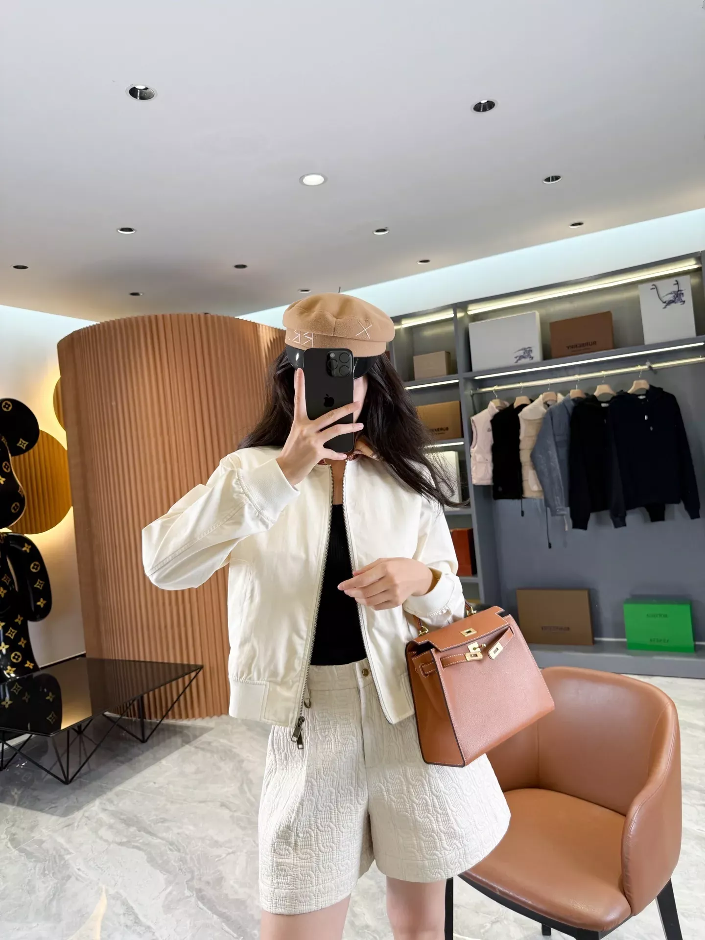 버버리 체크 칼라 슬림핏 여성용 집업 재킷 상세 이미지 85