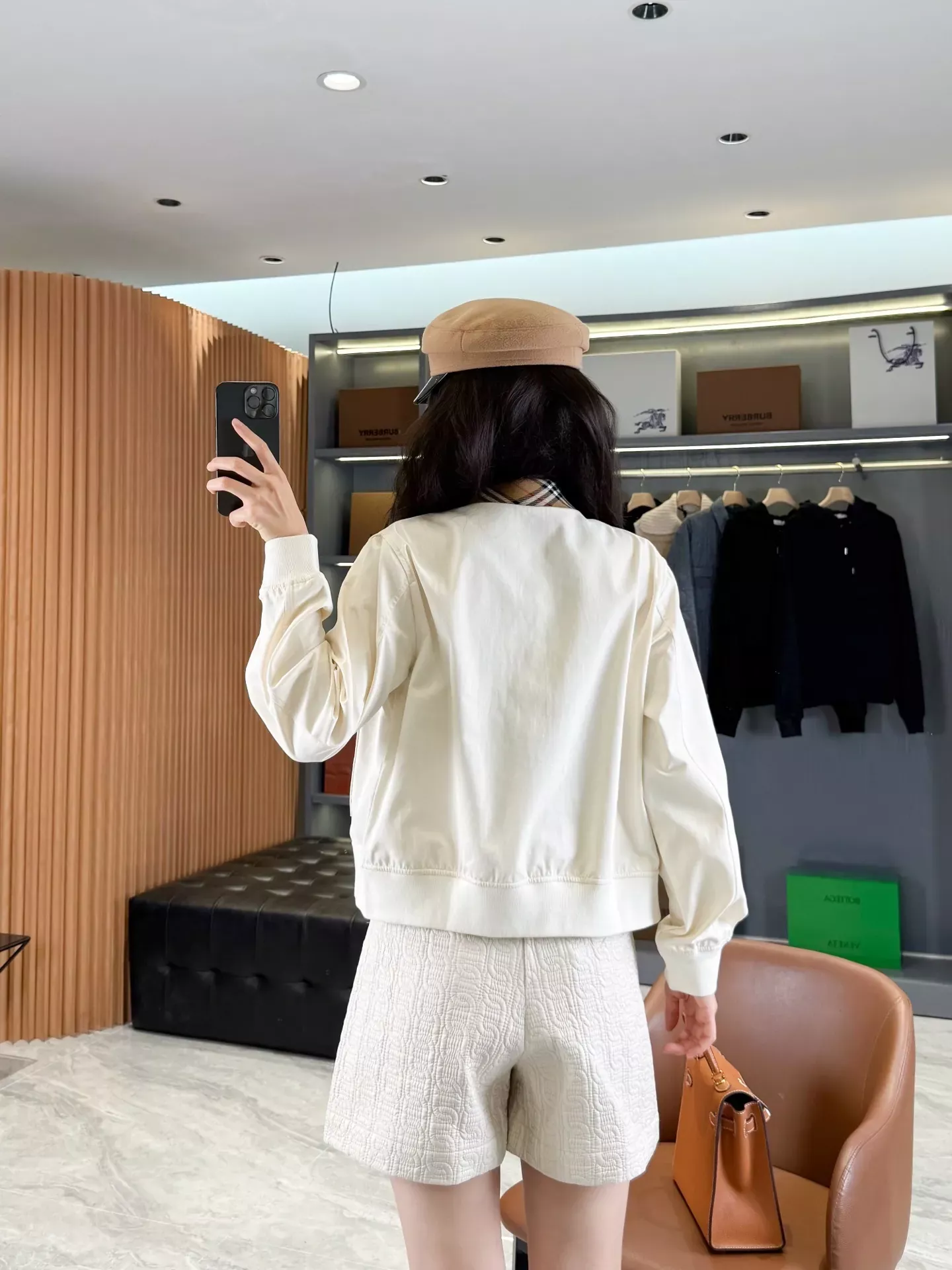 버버리 체크 칼라 슬림핏 여성용 집업 재킷 상세 이미지 87