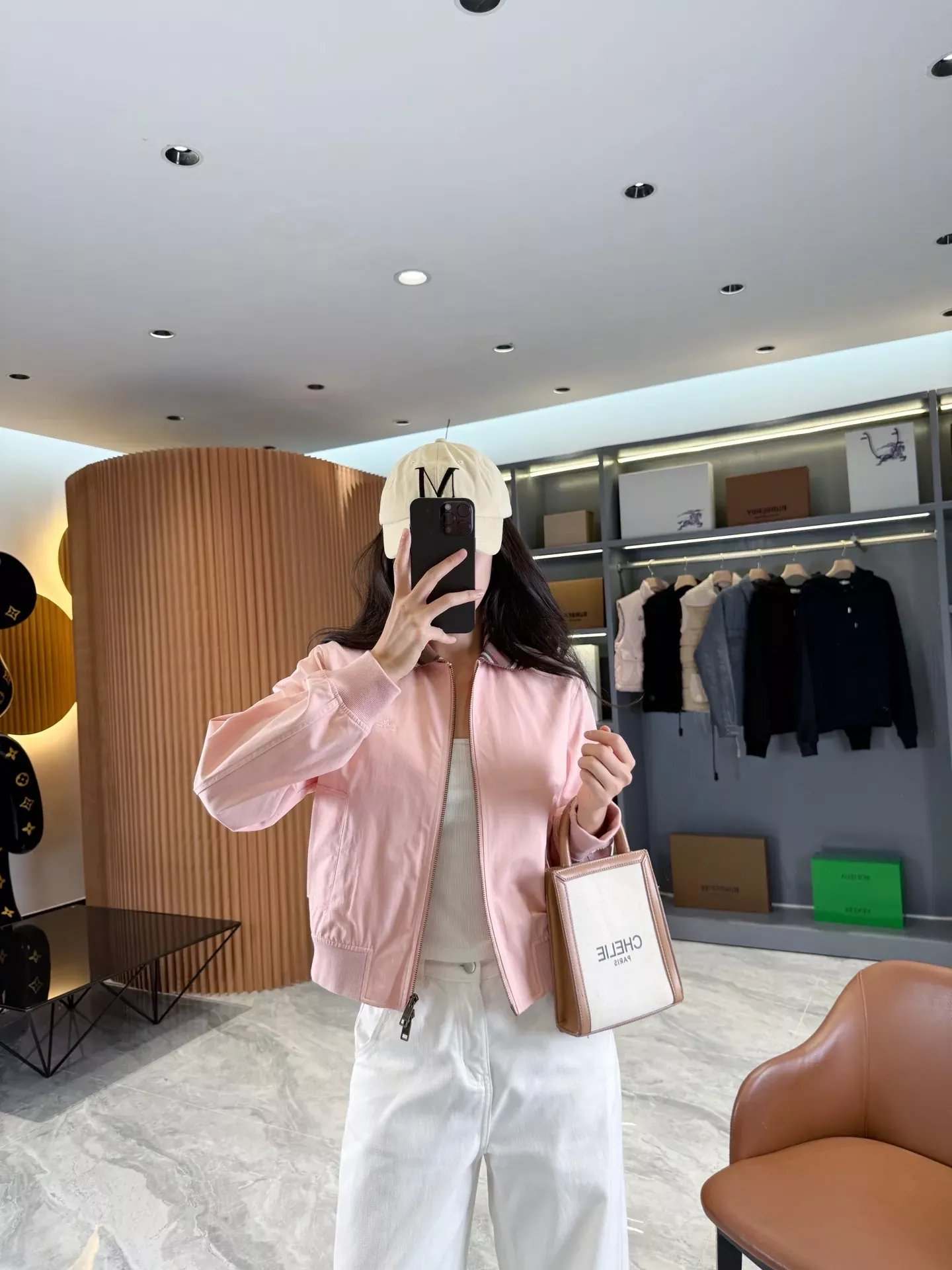 버버리 체크 칼라 슬림핏 여성용 집업 재킷 상세 이미지 90