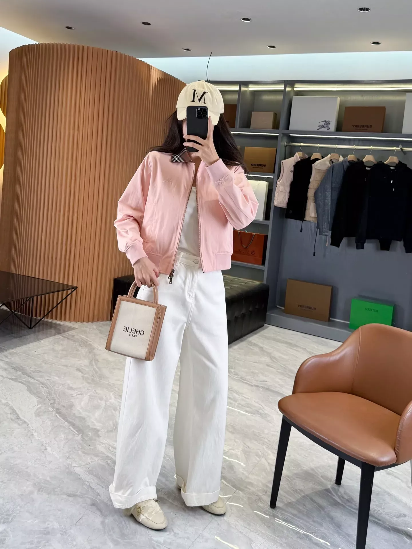 버버리 체크 칼라 슬림핏 여성용 집업 재킷 상세 이미지 91