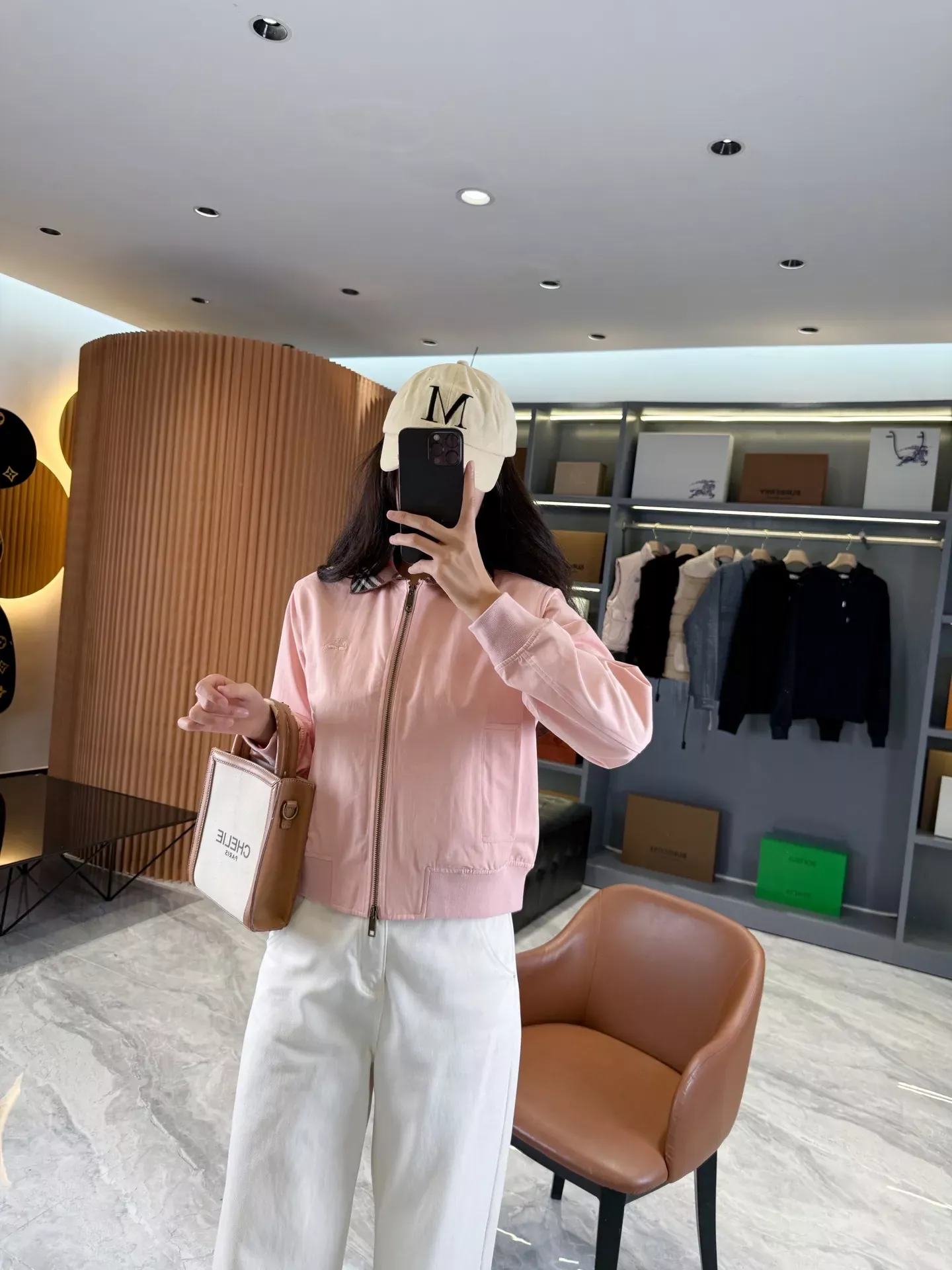 버버리 체크 칼라 슬림핏 여성용 집업 재킷 상세 이미지 92