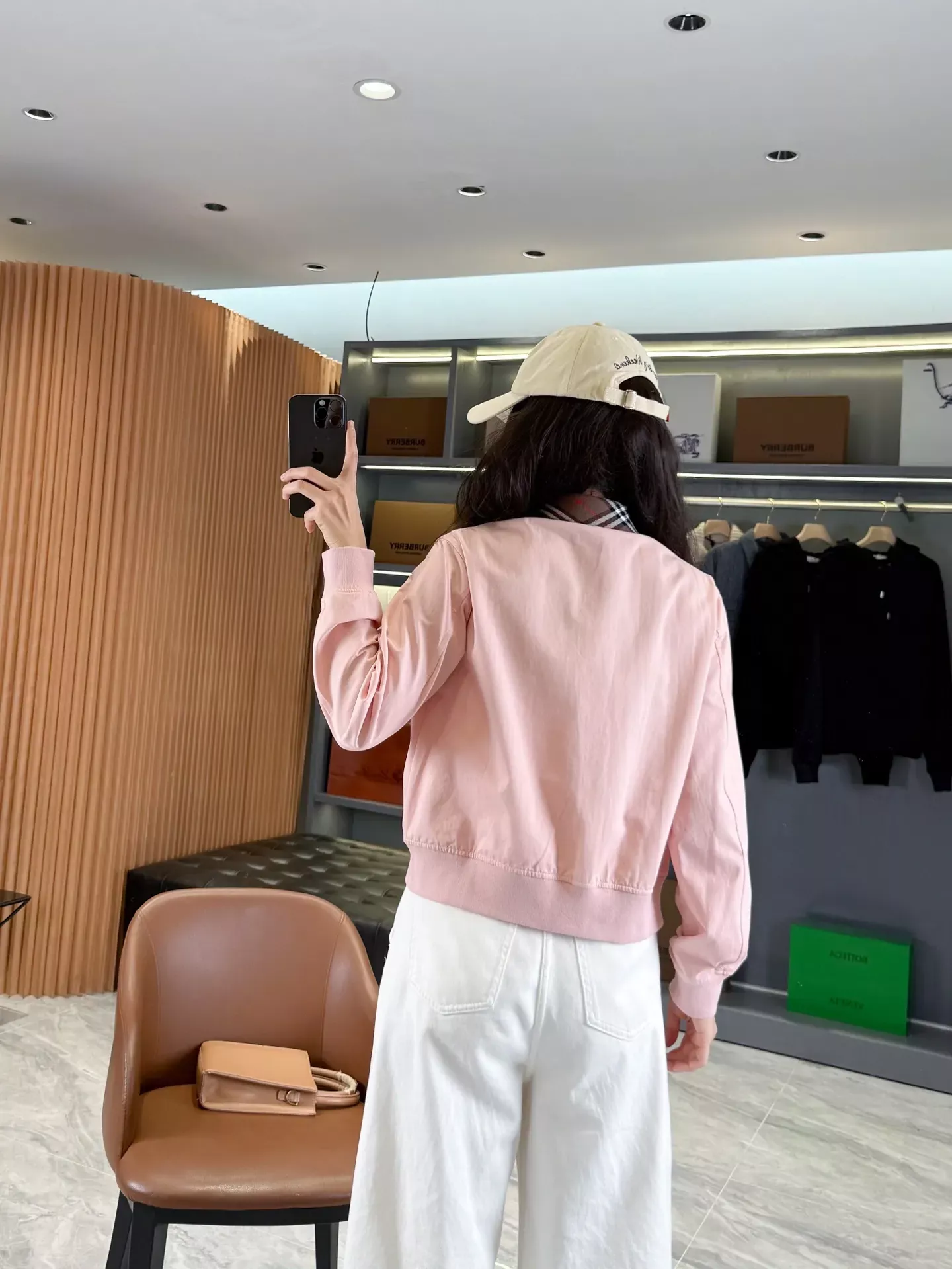 버버리 체크 칼라 슬림핏 여성용 집업 재킷 상세 이미지 94