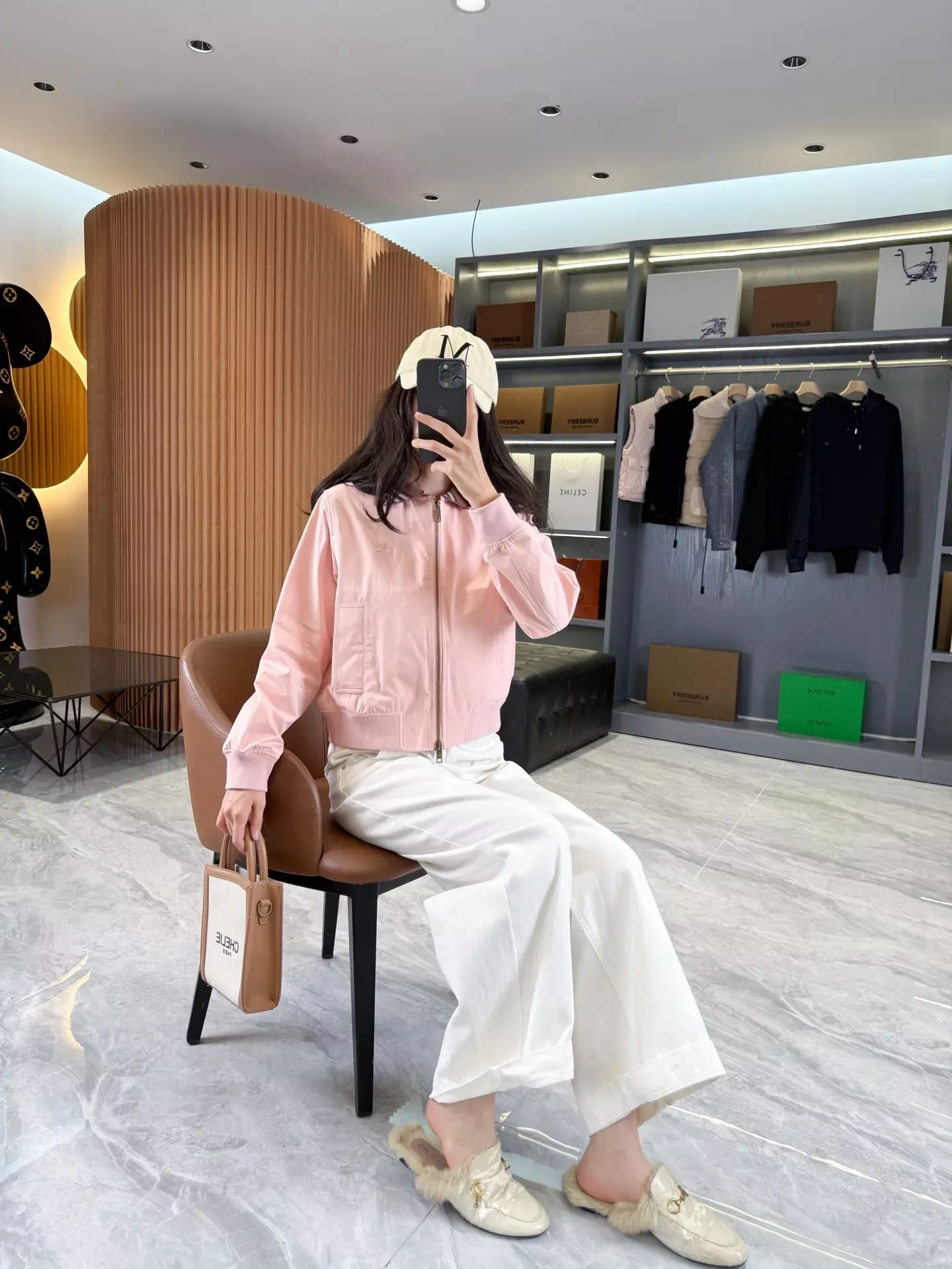 버버리 체크 칼라 슬림핏 여성용 집업 재킷 상세 이미지 95