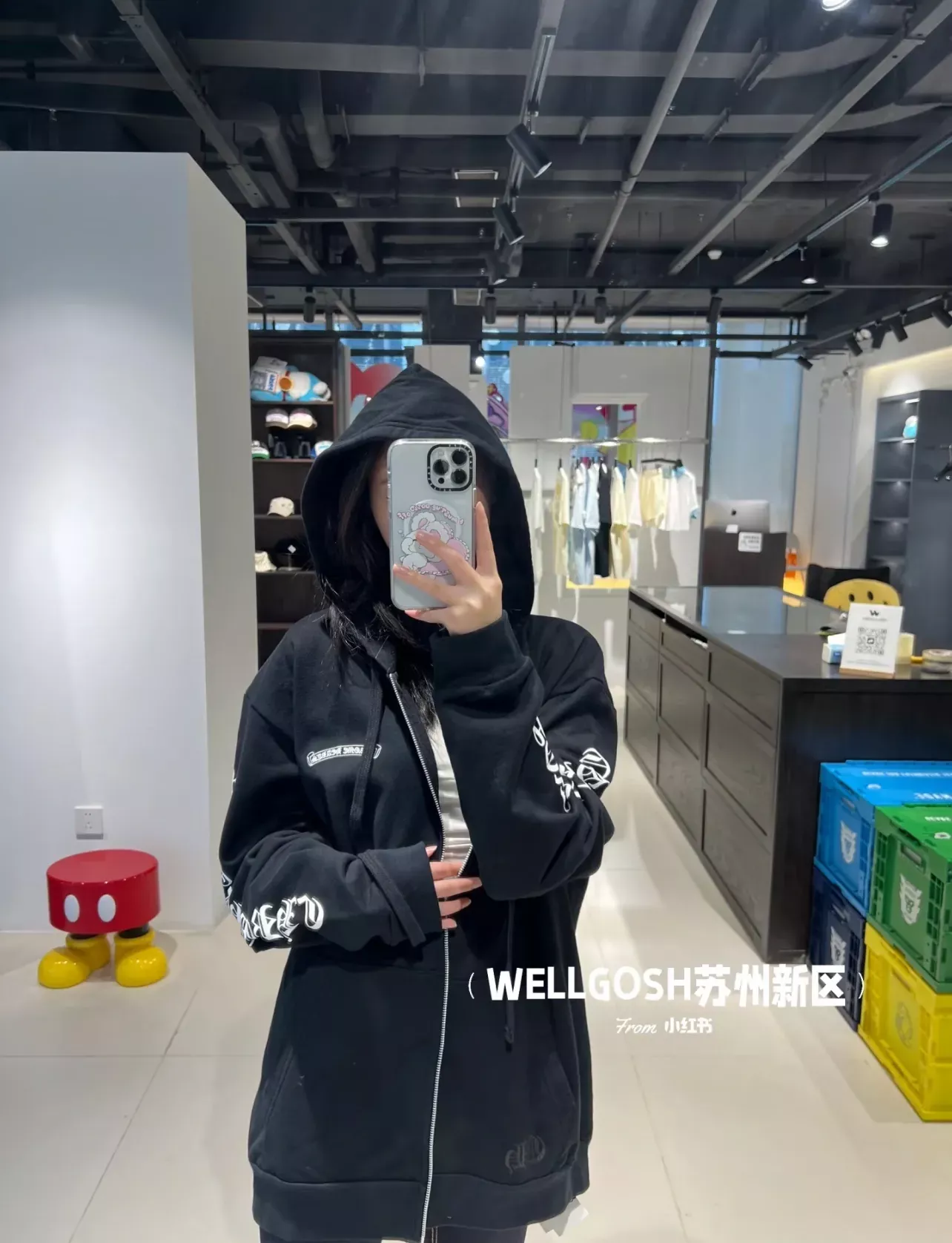 크롬하츠 기모 코튼 프린트 남녀공용 후드 재킷 상세 이미지 16