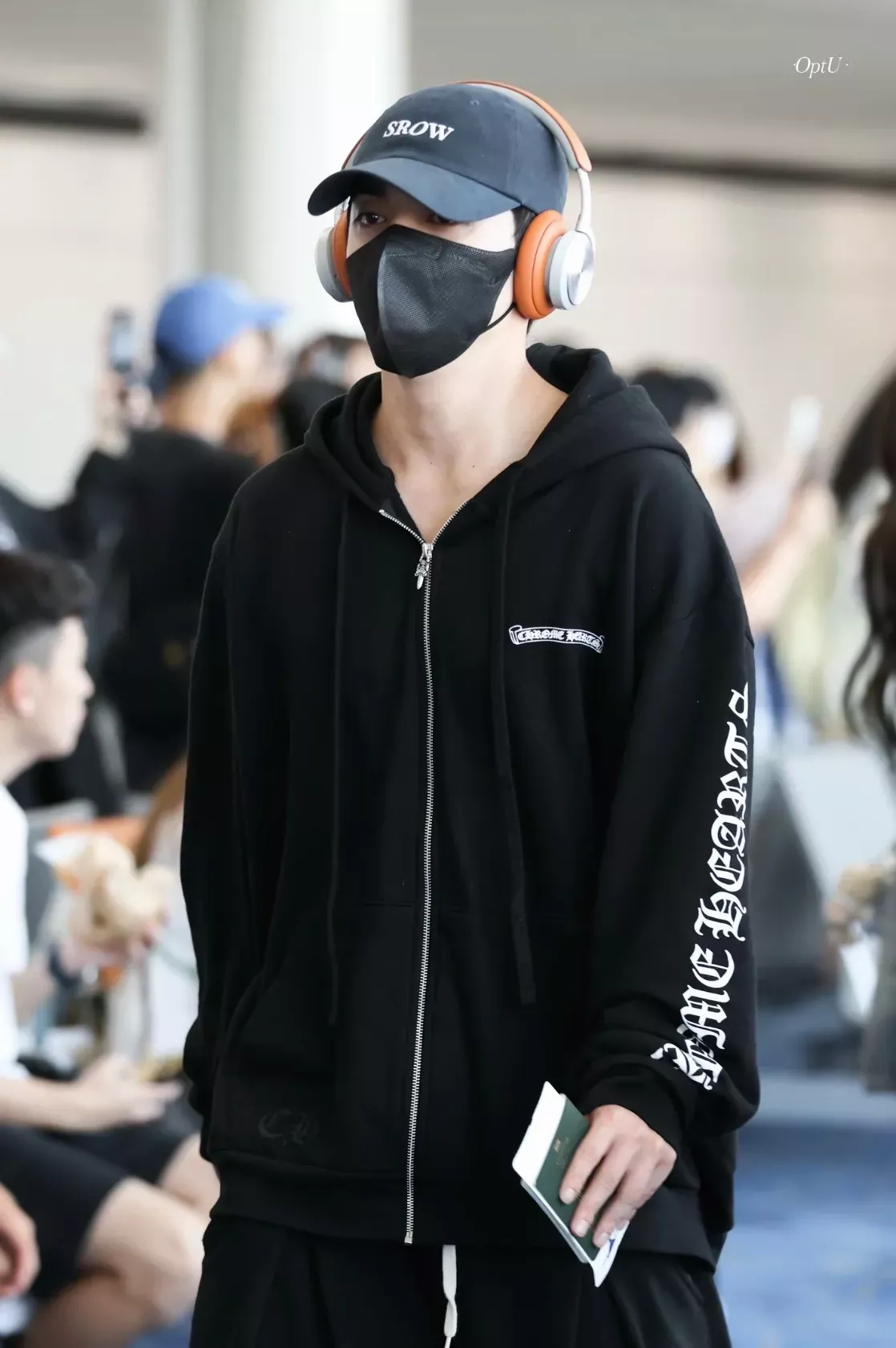 크롬하츠 기모 코튼 프린트 남녀공용 후드 재킷 상세 이미지 20