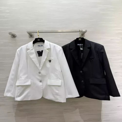 프라다 루즈핏 투버튼 정장 여성용 정장 재킷