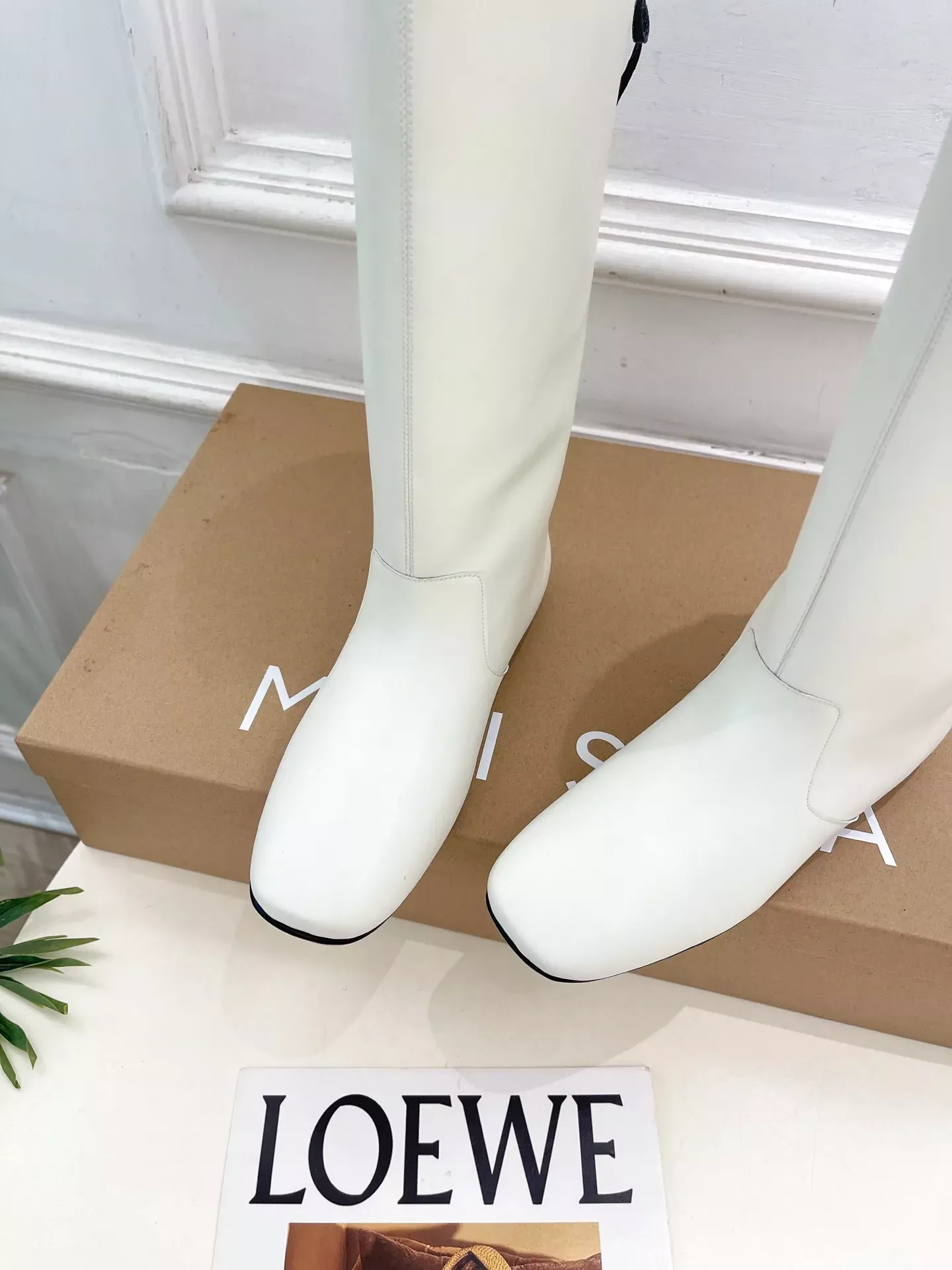 미스타 미니멀 슬립온 라이딩 여성용 롱 부츠 상세 이미지 7