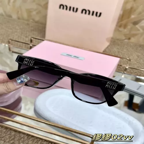 미우미우 판재 렌즈 캣아이 프레임