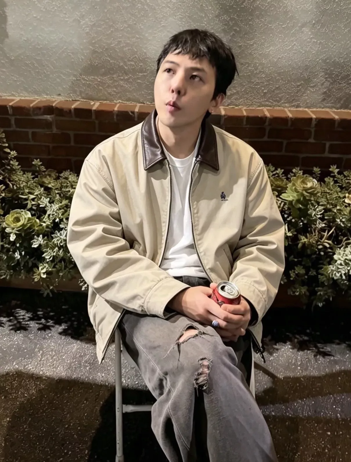 프라다 양가죽 카라 워싱 남녀공용 집업 재킷 상세 이미지 14