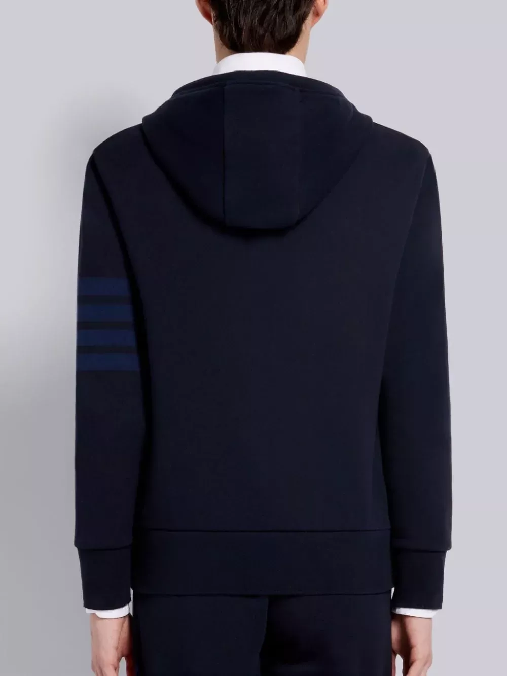 톰브라운 스트라이프 집업 니트 남녀공용 후드 재킷 상세 이미지 31